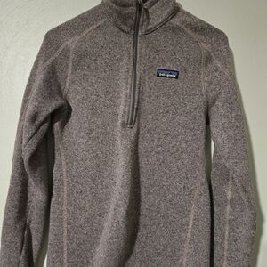 Patagonia Purple Better Sweater 1/4 Zip Fleece Pullover Size Small